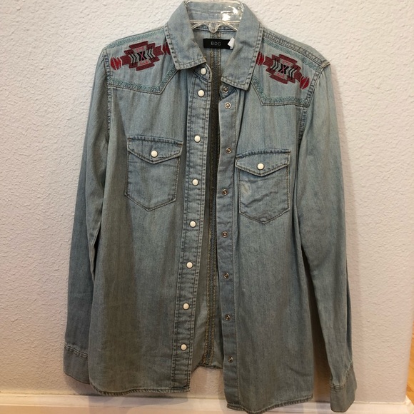 Jean Button Up - Picture 1 of 3